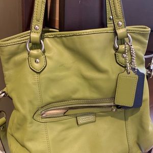 Coach leather handbag